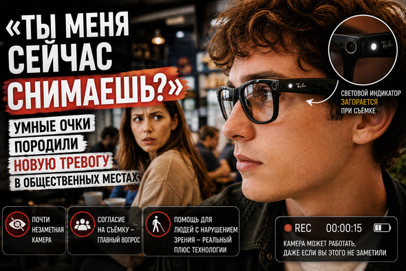 Фобия #3456: Умные очки породили новую тревогу