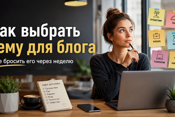 Блог хочется вести, но непонятно о чём? Вот как найти свою тему