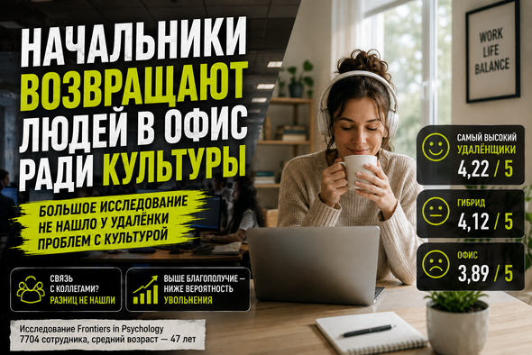 Исследование: Удалёнщики оказались счастливее офисных сотрудников