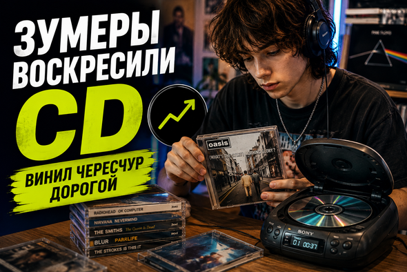 Зумеры воскресили CD: винил оказался слишком дорогим