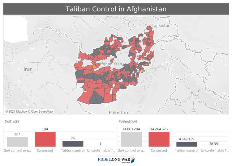 Ситуация в Афганистане, апрель 2021 года
