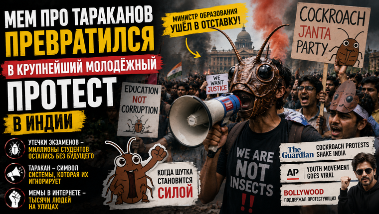 Как мем про тараканов заставил министра уйти в отставку