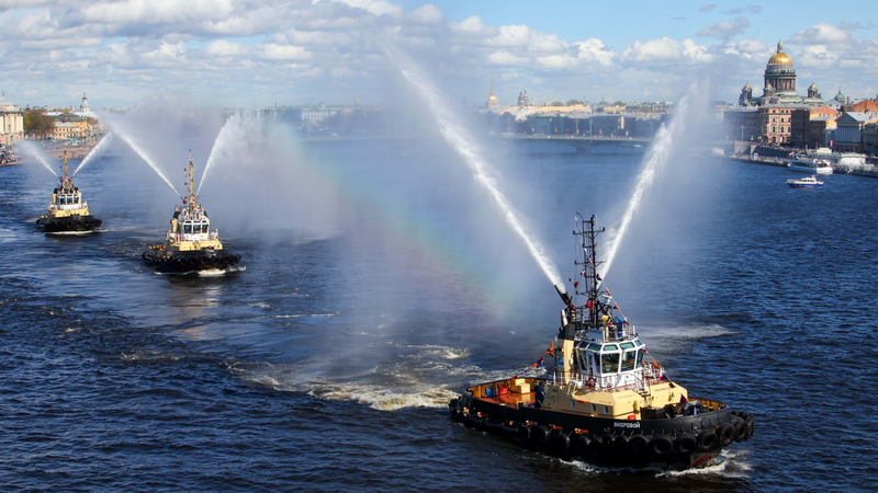 Фестиваль ледоколов. Фото: Петр Ковалев/ТАСС