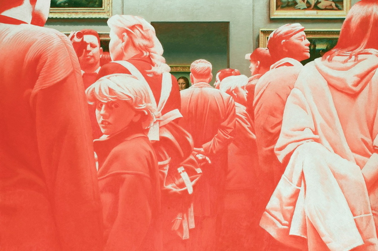 «Лувр. Джоконда», Эрик Булатов