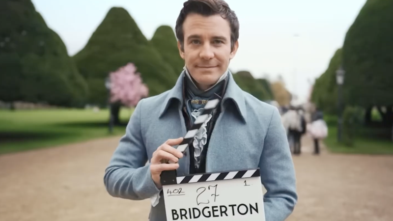 Скриншот: трейлер 4-го сезона «Бриджертонов» в «VK Видео»