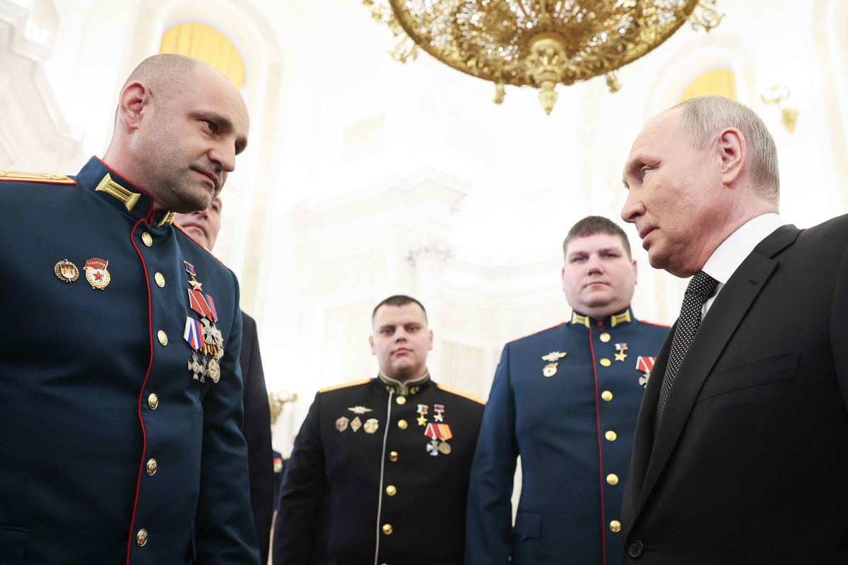 Жога и Путин в Кремле. Фото: Валерий Шарифулин/ТАСС
