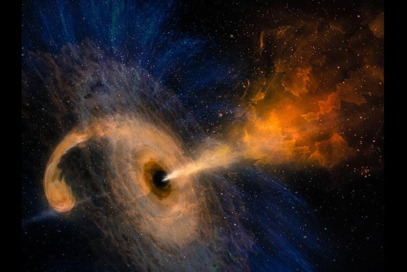 Чёрная дыра в центре галактики оказалась гораздо ближе к Земле, чем думали ранее