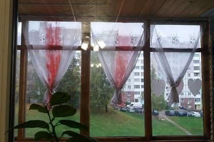 В Беларуси отец сдал собственных детей в милицию из-за бело-красно-белых штор