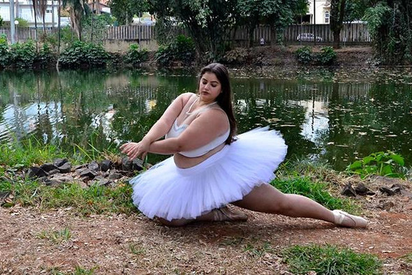 Прекрасная plus-size балерина Джулия дель Бьянко #PNвидео