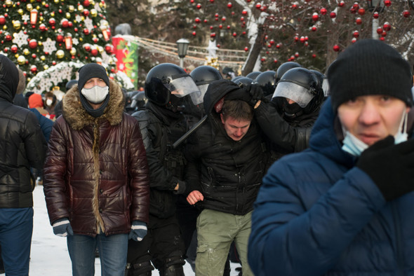 Сегодня в России задержали 3614 человек на акциях протеста