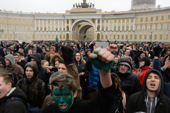 Санкт-Петербург стал одним из самых «протестных» городов