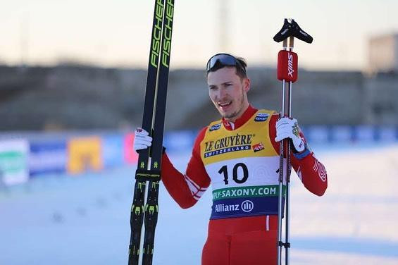 Российский лыжник Глеб Ретивых выиграл серебро на этапе Кубка мира