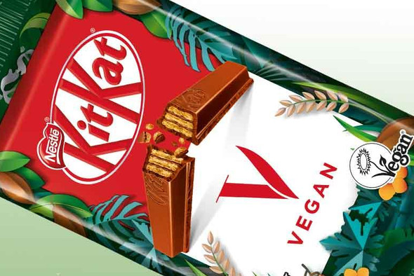 V значит Vegan. Nestlé запустит «зеленый» KitKat