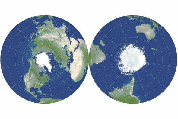 В США создали самую точную плоскую карту Земли