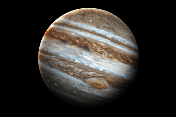 Ученые впервые измерили скорость ветров Юпитера