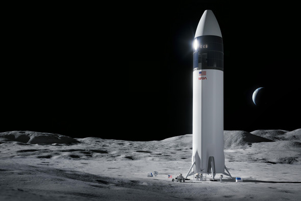 Компания Илона Маска SpaceX доставит людей на Луну