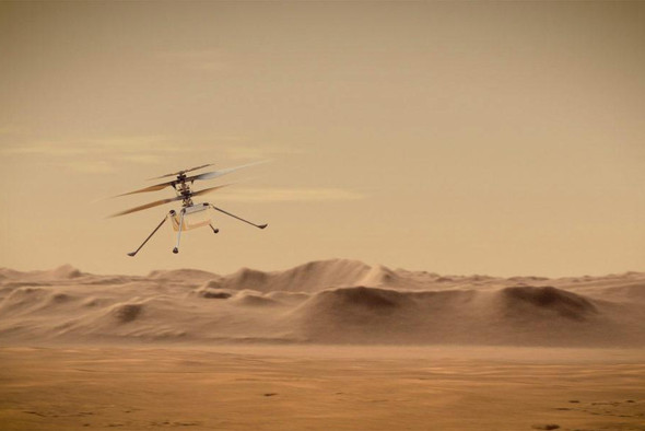 Вертолет Ingenuity совершил третий полет на Марсе — самый дальний и самый быстрый