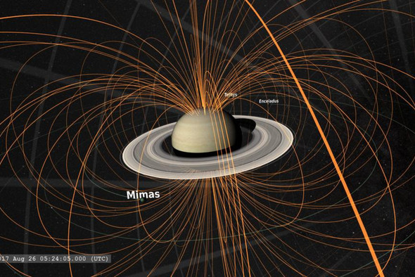 Планетологи объяснили симметрию магнитосферы Сатурна