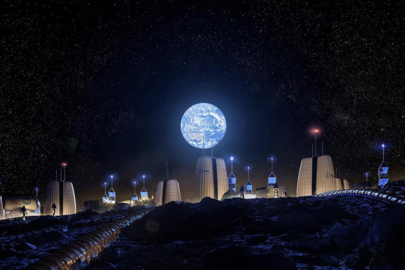 Деревня на Луне — Европейское космическое агентство представило концепт проекта