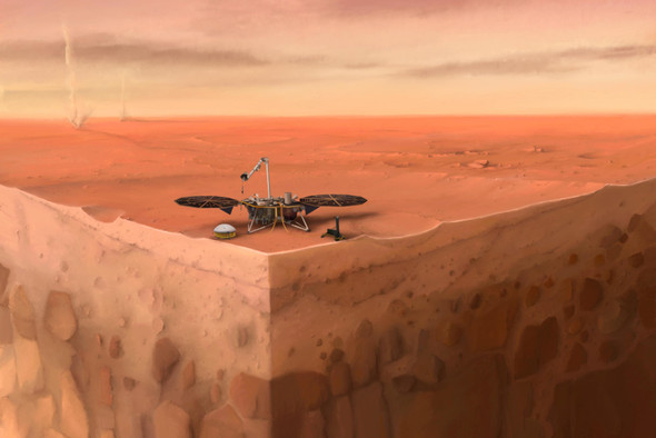 Ученые впервые узнали, что скрывают недра Марса — ядро Красной планеты оказалось жидким