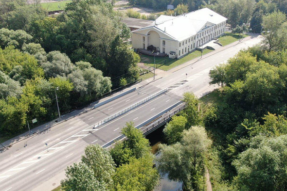 В районе Южное Тушино завершился ремонт моста через Сходню