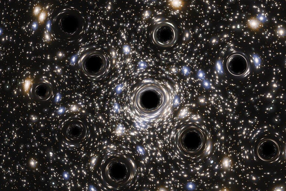 По краям Млечного Пути могут находиться 12 сверхмассивных черных дыр