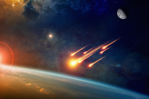 На молодую Землю часто падали большие астероиды — они задержали эволюцию на 1,5 млрд лет