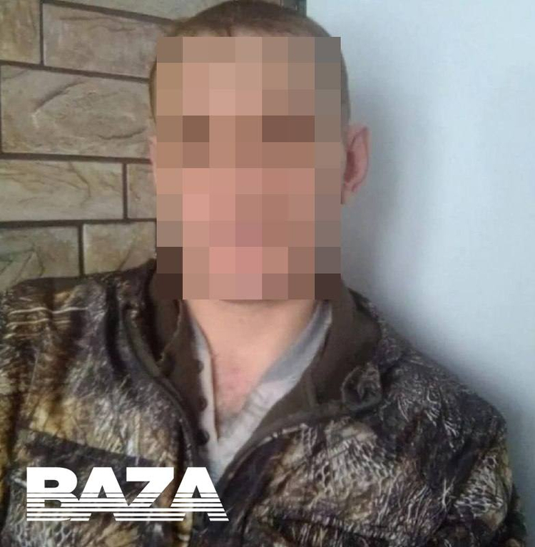 Один из подозреваемых в массовом убийстве в Херсонской области/Baza