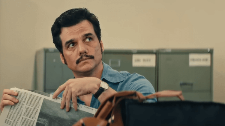 Вагнер Моура в фильме Клебера Мендонсы Фильо «Секретный агент»/кадр из фильма