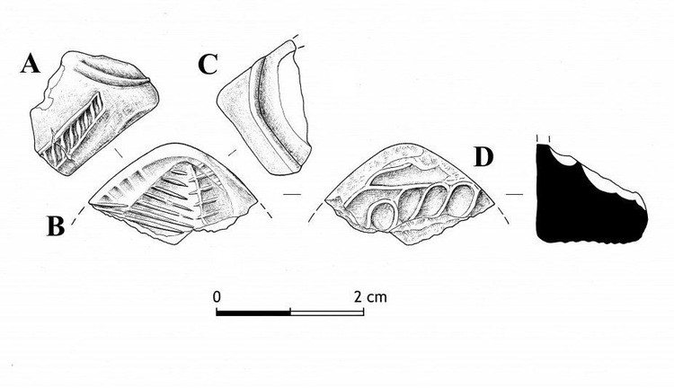 Фрагменты древних пломб из Тель-Цафа / Michael Freikman et al. / Levant, 2021