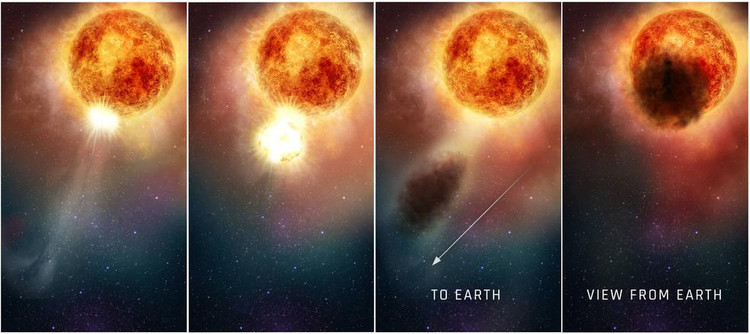 Как образовывалось облако «звездной пыли», и как оно выглядело со стороны Земли / NASA