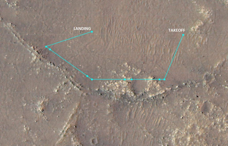 Маршрут юбилейного десятого полета / NASA