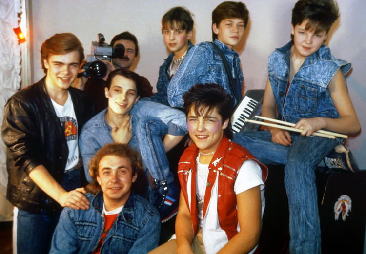 Группа «Ласковый май», 1989 год. Фото: Александр Шогин / ТАСС