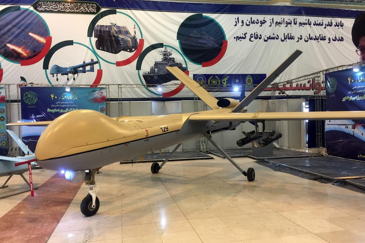 Shahed-129 на выставке в Тегеране, 2019 г. Источник: Fars Media Corporation