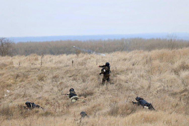 Обучение бойцов теробороны в Белгородской области. Источник: Пресс-служба губернатора Белгородской области