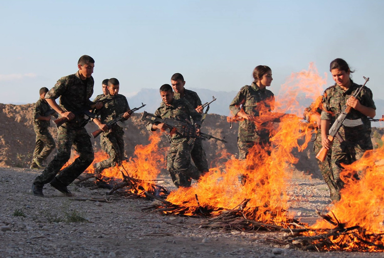 Курдские отряды самообороны в Ираке. Фото: Kurdishstruggle/Zuma/TASS