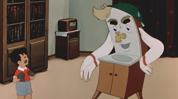 Кадр из мультфильма «Мойдодыр» (1954)