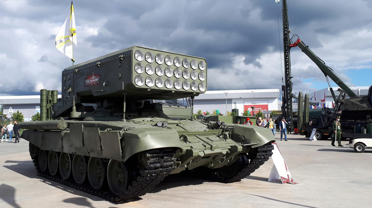ТОС-1А «Солнцепёк» на выставке «Армия-2020» / Kirill Borisenko / Wikimedia Commons