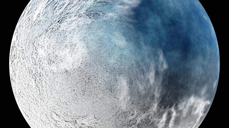 Земля во время ядерной зимы в интерпретации художника / Shutterstock