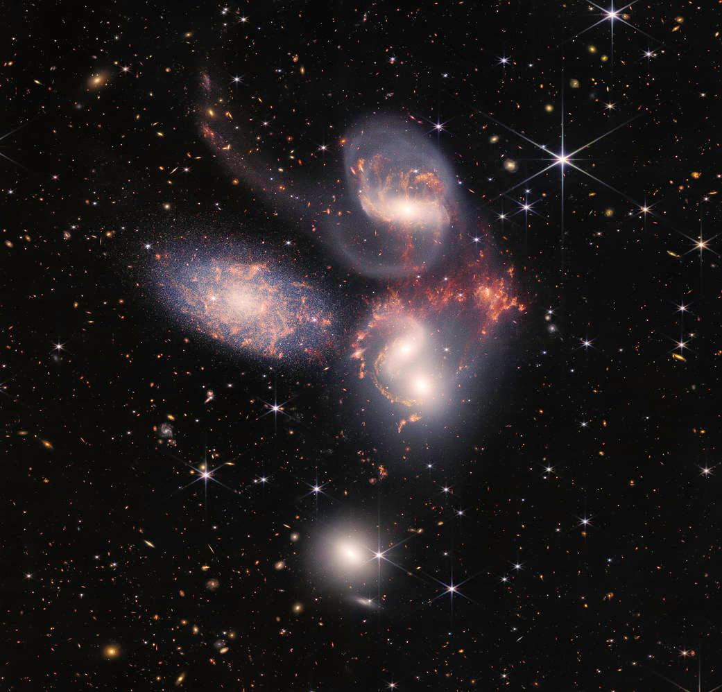 Квинтет Стефана. Группа из пяти галактик