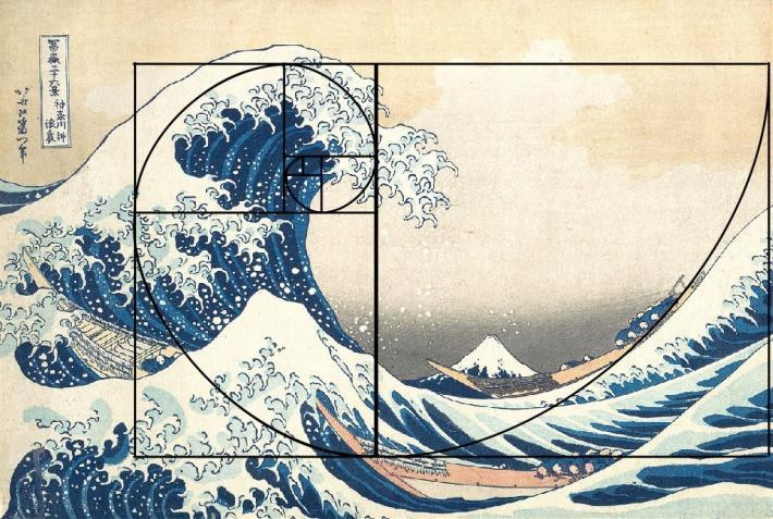 Кацусика Хокусай, Большая волна в Канагаве, 1831