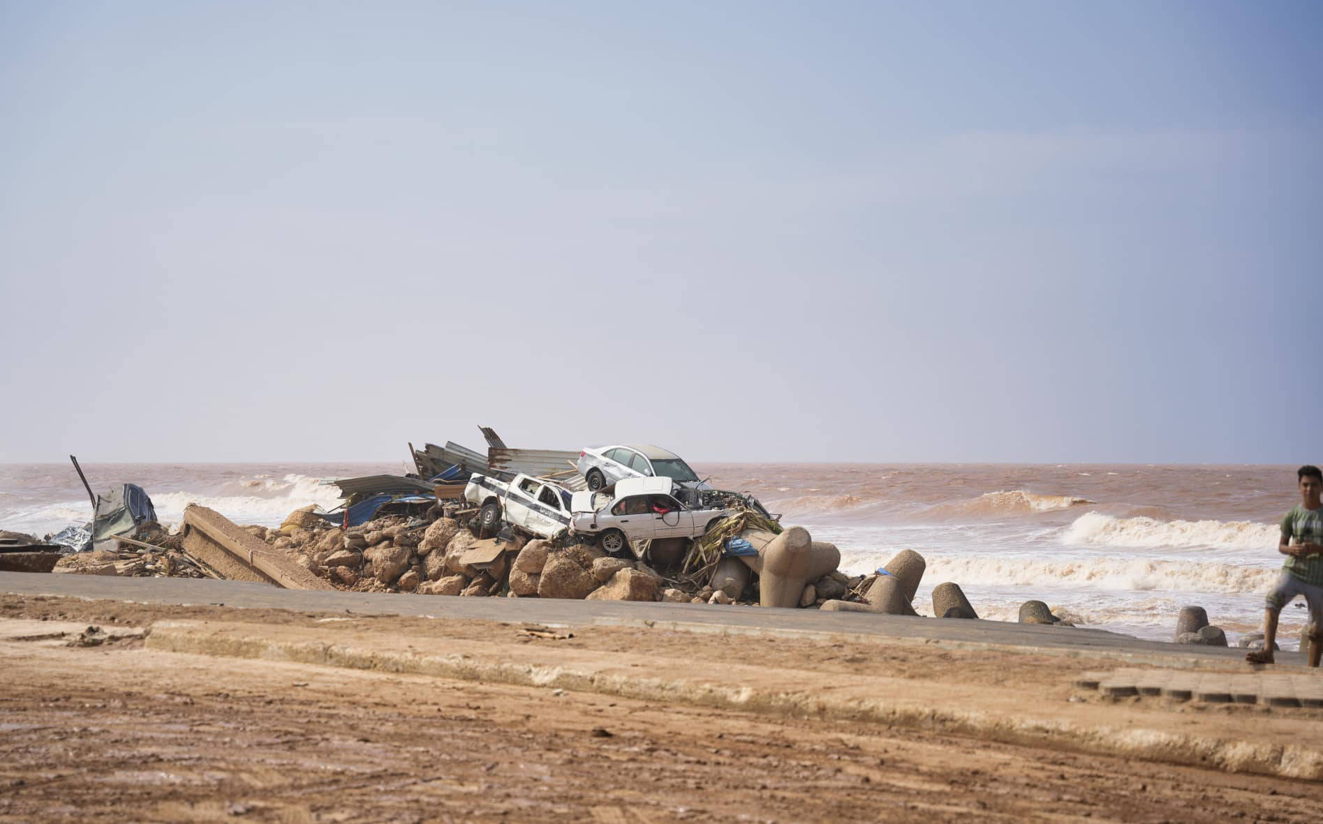 Последствия шторма «Даниэль» в Ливии. Фото: IMAGO/The eastern-based government of Libya/Handout/APAimages